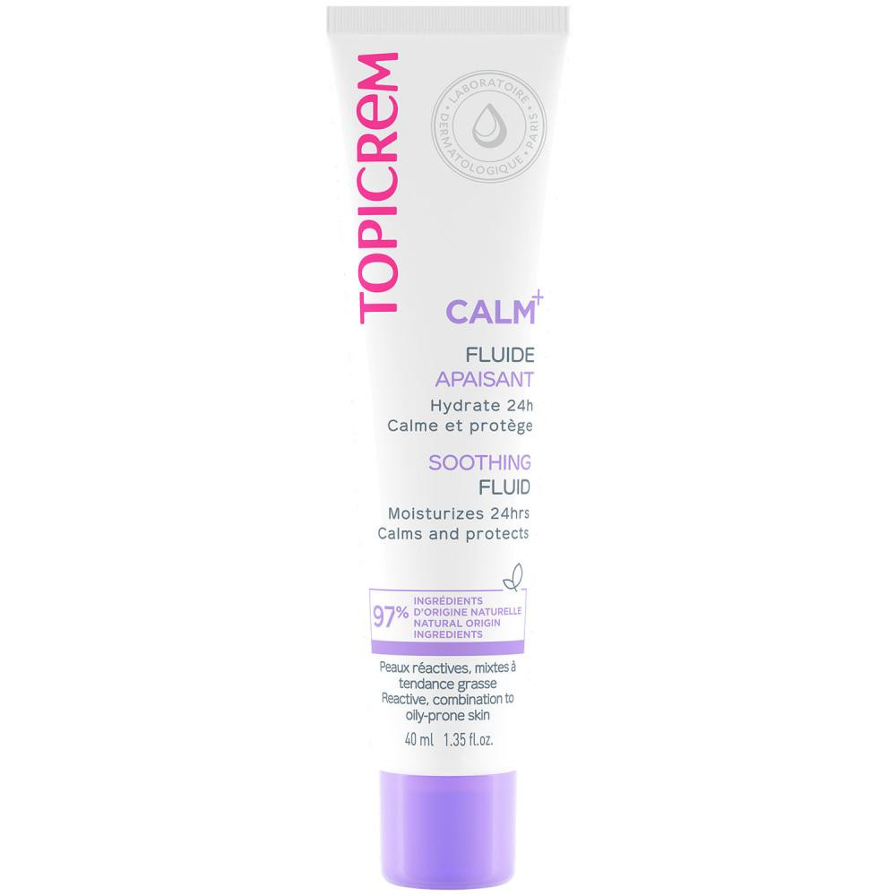 Topicrem Ультраувлажняющий успокаивающий флюид  Calm+ Ultra Moisturizing Soothing Fluid 40 мл (3700281702996) - зображення 1