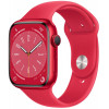 Apple Watch Series 8 GPS + Cellular 41mm PRODUCT RED Aluminum Case w. PRODUCT RED S. Band - S/M (MNV13) - зображення 1