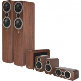   Q Acoustics 3050i 5.1 Home Theater Speaker Package English Walnut