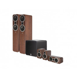   Q Acoustics 3050i 5.1 Plus Home Theater System English Walnut