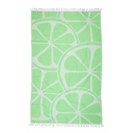   Barine Home Полотенце пляжное Pestemal Lemon Green Barine зеленое 90х160 см (svt-2000022244404)