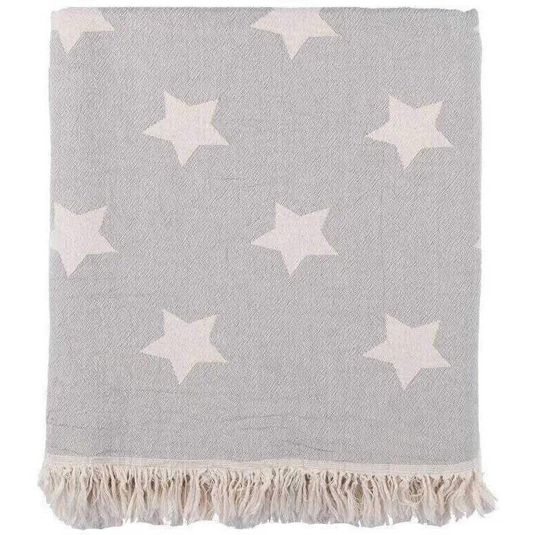 Barine Home Плед-накидка Barine Stars throw grey 130х170 см (227465047) - зображення 1