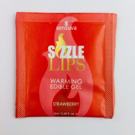   Sensuva Sizzle Lips Strawberry (6 мл) (SO3380)