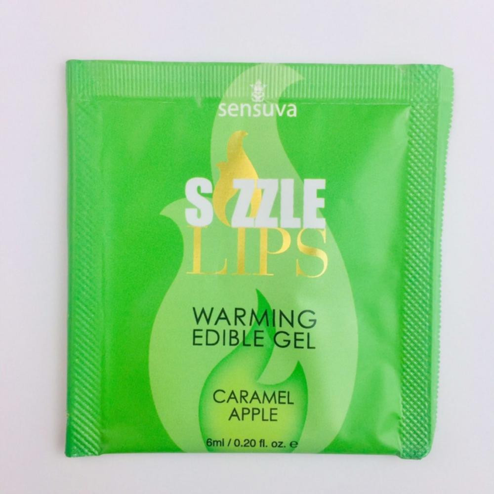 Sensuva Sizzle Lips Caramel Apple (6 мл) (SO3376) - зображення 1