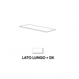   Marazzi Gradone Cementum20 Lead Lav. Lato Lungo e Dx 40х120 (0.48Mq) (MA2K)