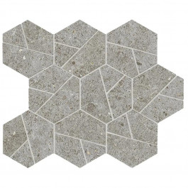   Atlas Concorde Boost Stone Grey Mosaico Hex 25x28,5 Matt (A7CZ)