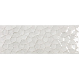   Ecoceramic ARIANA WHITE RLV 25x70 плитка настінна, декор