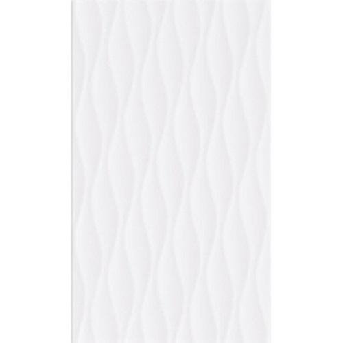 Cersanit Cersanit WHITE WAVE STRUCTURE GLOSSY - зображення 1