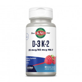   KAL D3 & K2 25 мкг 60 таблеток Raspberry