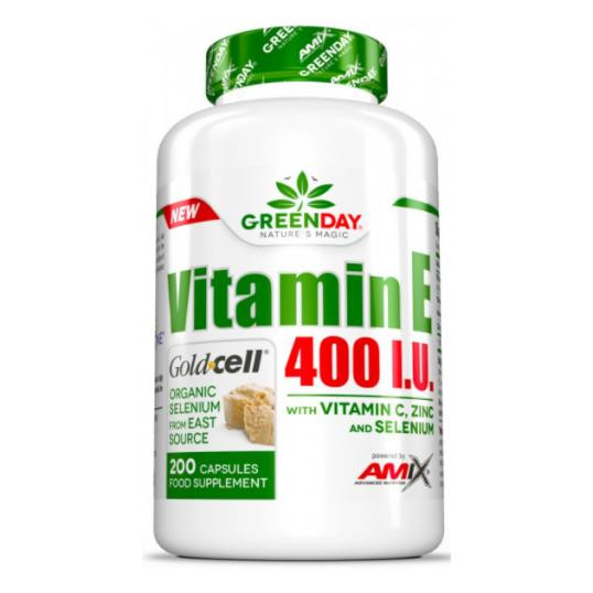 Amix GreenDay Vitamin E 400 IU Life+ 200 капсул - зображення 1