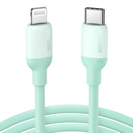   UGREEN US387 Type-C to Lightning 20W Silicone Cable 1m Green (20308)