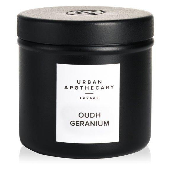 Urban Apothecary Ароматична travel свічка з димними деревними нотами уда і квітів  Oudh Geranium 175 г (UALWOGC175) - зображення 1