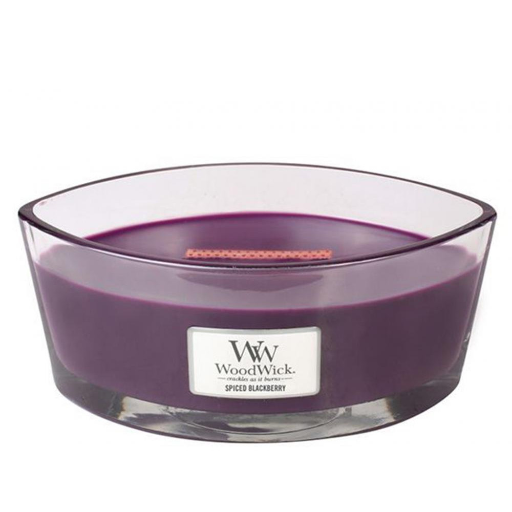 WoodWick Ароматична свіча  Ellipse Spiced Blackberry 453 г (76078E) - зображення 1