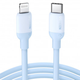   UGREEN US387 Type-C to Lightning 20W Silicone Cable 1m Blue (20313)