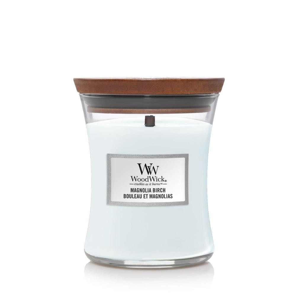 WoodWick Ароматична свіча  Medium Magnolia Birch 275 г (1720910E) - зображення 1