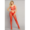 JSY Sexy Lingerie Бодістокінг Магія спокуси S/L (Без доступу) Red - зображення 1