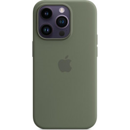   Apple iPhone 14 Pro Max Silicone Case with MagSafe - Olive (MQUN3)