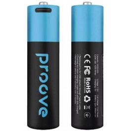   Proove Type-C Compact Energy 2400mAh Lithium-ion AA 2pack Black (RBCE26010008)