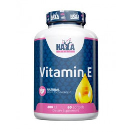   Haya Labs Vitamin E 400 IU Mixed Tocopherols, 60 капсул