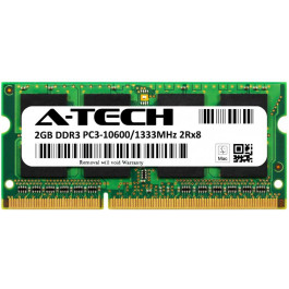   A-Tech 2 GB SO-DIMM DDR3 1333 MHz (AT2G1D3S1333ND8N15V)