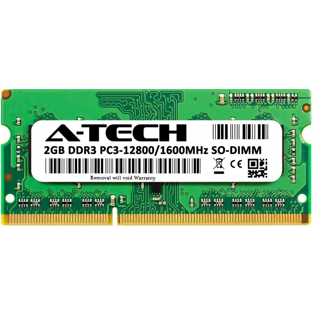 A-Tech 2 GB SO-DIMM DDR3 1600 MHz (AT2G1D3S1600NS8N15V) - зображення 1