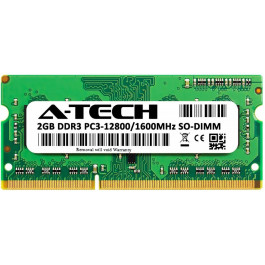   A-Tech 2 GB SO-DIMM DDR3 1600 MHz (AT2G1D3S1600NS8N15V)