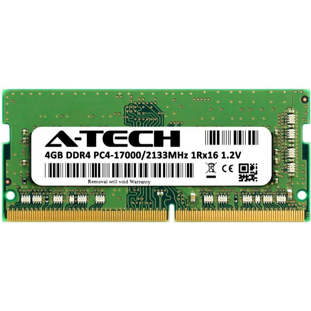 A-Tech 4 GB SO-DIMM DDR4 2133 MHz (AT4G1D4S2133NS16N12V) - зображення 1