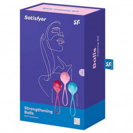   Satisfyer Набор одинарных вагинальных шариков Satisfyer Strengthening Balls set of 3 (T360069)