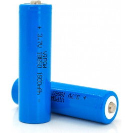   Vipow 18650 1500mAh Li-Ion 1шт ICR18650 TipTop (ICR18650-1500mAhTT)