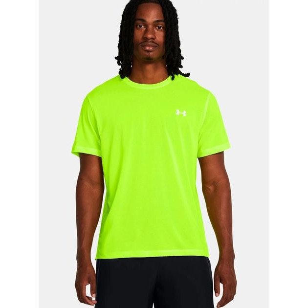 Under Armour Спортивна футболка чоловіча  Ua Streaker Tee 1382582-731 L Жовта (196885473586) - зображення 1