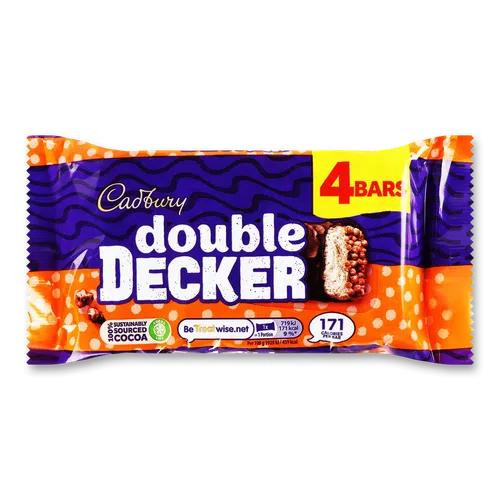 Cadbury Батончики  Double Decker з нугою, 4*37,3 г (7622201438630) - зображення 1