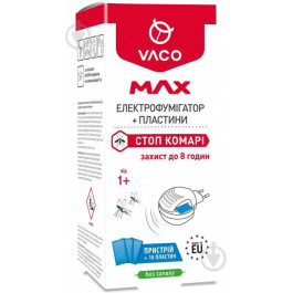   VACO Електрофумігатор  Max із пластинами, 10 шт. (DV00205UA)