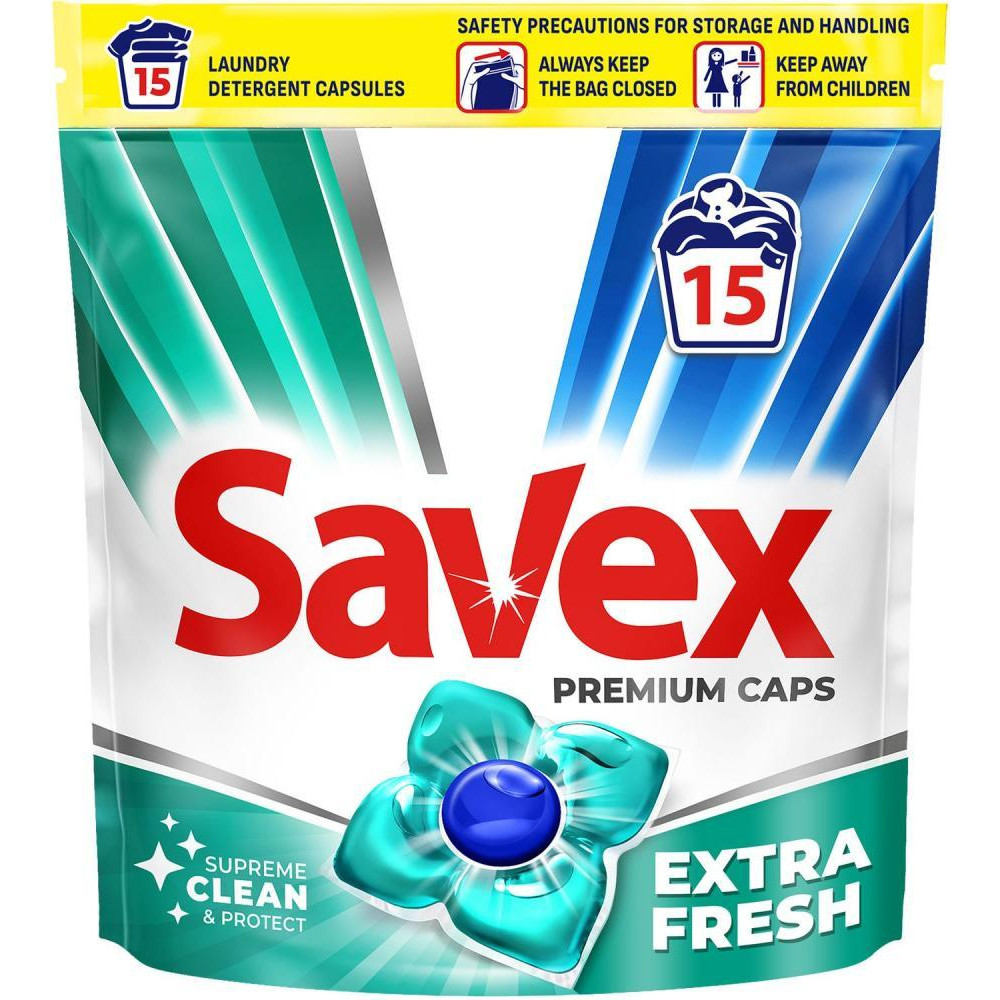 Savex Капсули Super Caps Extra Fresh 8 15 шт. (3800024046858) - зображення 1