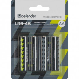   Defender AA bat Alkaline 4шт (56012)