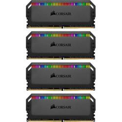   Corsair 32 GB (4x8GB) DDR4 3200 MHz Dominator Platinum RGB (CMT32GX4M4C3200C16)