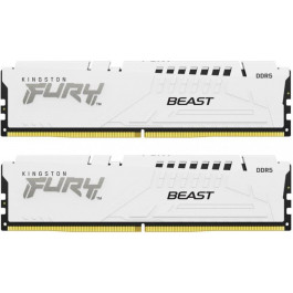   Kingston FURY 32 GB (2x16GB) DDR5 6400 MHz Beast EXPO White (KF564C32BWEK2-32)