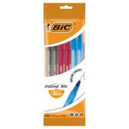   BIC Ручка "Round Stic", асорті, 6шт в блістері (bc929071)