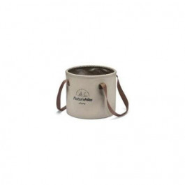   Naturehike Round bucket PVC 10 л light coffee NH20SJ040