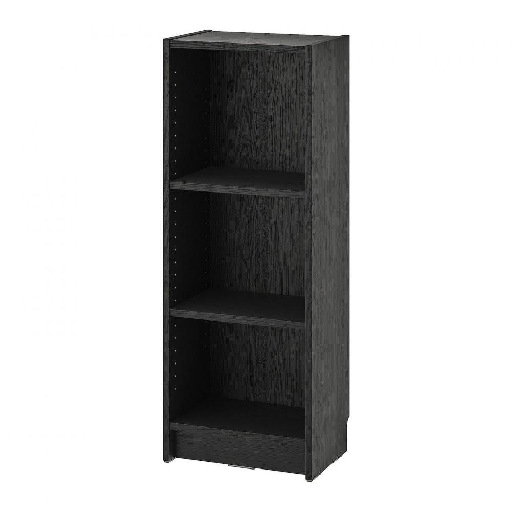 IKEA BILLY Книжкова шафа чорна дуб 40х28х106 (304.773.31) - зображення 1