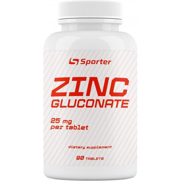 Sporter Zinc Gluconate 25 mg 90 tabs - зображення 1