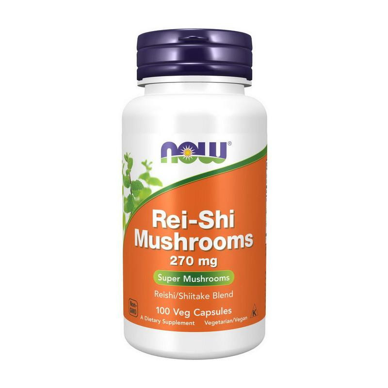 Now Rei-Shi Mushroom 270 mg (100 veg caps) - зображення 1