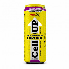   Amix CellUp Pre-Workout Drink 500 ml / Tropical Breeze