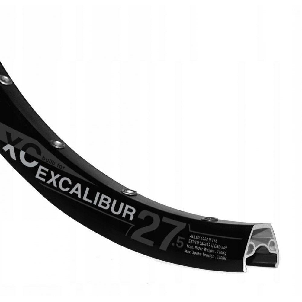 Rodi Обід  Excalibur XC 27.5 X 19 мм 32 шп Чорний (Rodi-27.5-19) - зображення 1