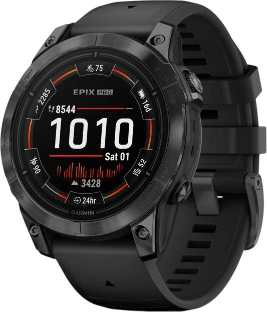 Garmin Epix Pro Gen 2 47mm Slate Gray w. Black Band (010-02803-00/01) - зображення 1