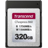 Transcend 320 GB CFexpress 860 Type B NVMe PCIe Gen3 x2 (TS320GCFE860) - зображення 1