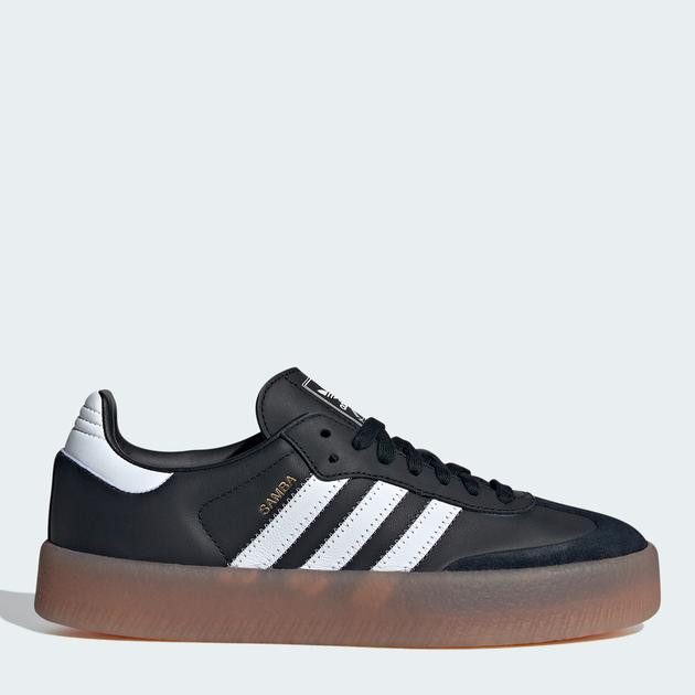 Adidas Жіночі кеди низькі Adidas Samba W JI1350 36 (3.5UK) 22.2 см Cblack/Ftwwht/Goldmt (4067897471548) - зображення 1