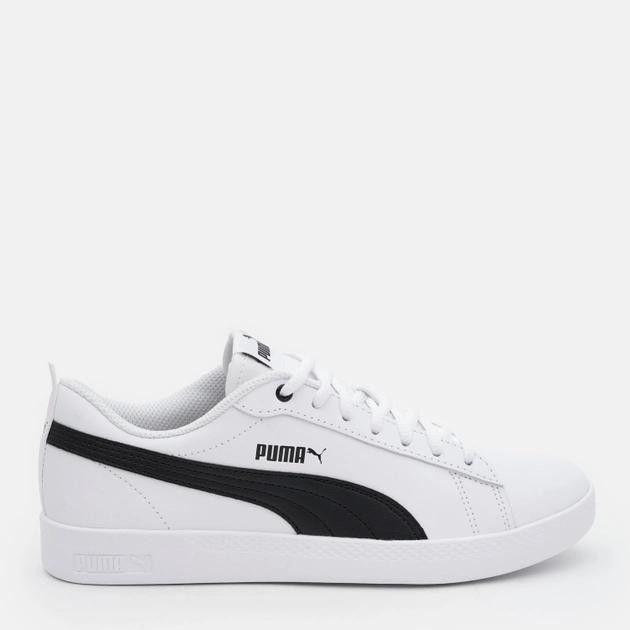 PUMA Жіночі кеди низькі  Smash Wns v2 L 36520801 37 (4UK) 23 см Білий/Чорний (4059505053635) - зображення 1