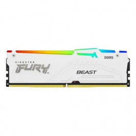   Kingston FURY 32 GB DDR5 6000 MHz Beast RGB EXPO White (KF560C30BWEA-32)