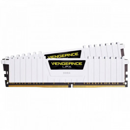   Corsair 16 GB (2x8GB) DDR4 3000 MHz Vengeance LPX White (CMK16GX4M2D3000C16W)