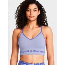   Under Armour Спортивний топ жіночий  Ua Seamless Low Long Bra 1357719-539 L Блакитний (196885273230)